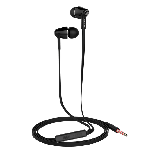 RONiN R-15 Genuine Bass Handsfree with bio-cellulose diaphragm, delivering deep bass and clear treble for an immersive sound experience.