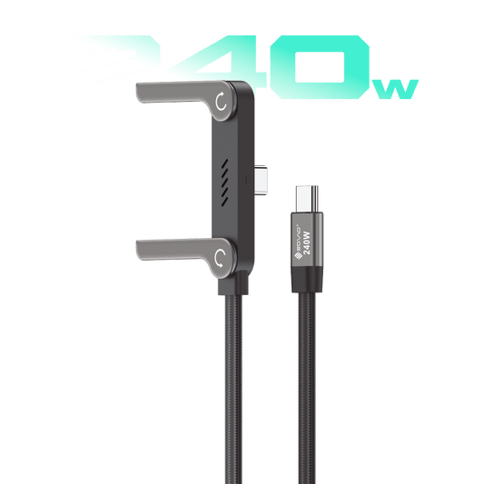 SC-314 U-FLEX 240W Fast Charging Cable with Stand